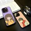 Cute Cartoon Couple Phone Case For iPhone17,16,15,14,13,12,11 Plus,Pro Max Black Candy Silver Phone Case