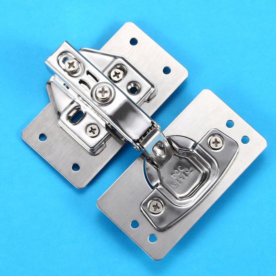 Hinge Repair Plate Rust-Resistant Multi-Hole Easy Installation Stainless Steel Flat Fixing Brace Bracket