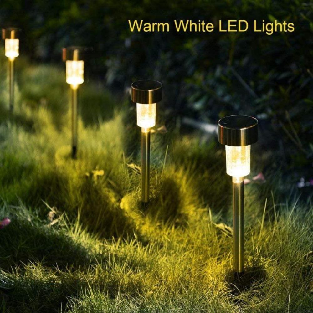 1PC LED Solar Garden Light Outdoor Solar Light Waterproof LED Landscape Light Courtyard Lawn Christmas Day Decorative Atmosphere Light
