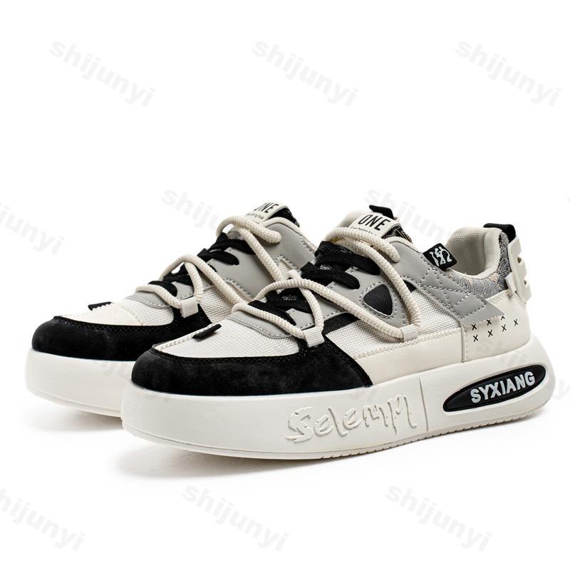 Fashion Men's Fashion Casual Sports Shoes 2025 New Summer Mesh Breathable Versatile Thick Sole Shoes Low Top Comfortable Chunky sneakers