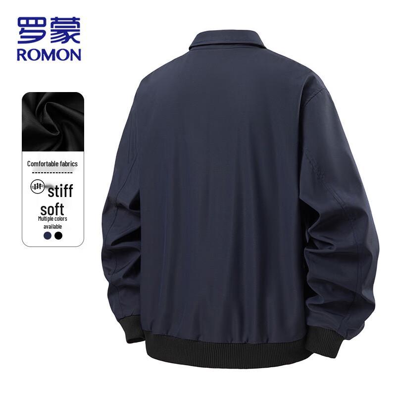 ROMON Men's Business Casual Lapel Jacket