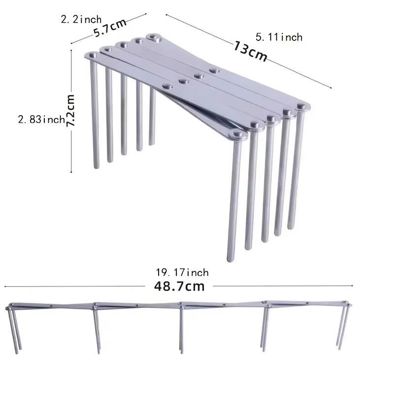 1 Stück Deckelorganisator für Pfannen Schranktür Topf Teller Geschirr Abtropfgestell Halter Wiederverwendbare Behälter Regal für Serviertabletts Geschirrteller