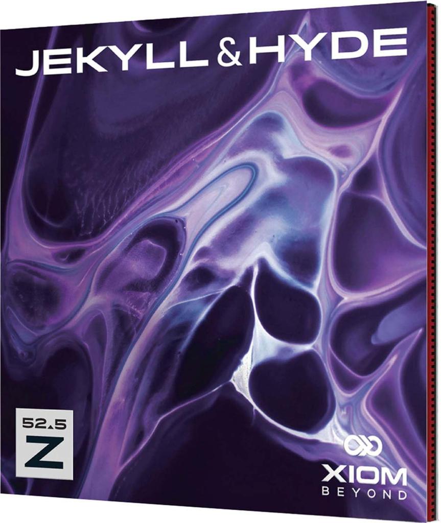 XIOM Table Tennis Rubber Jekyll Hyde Black 11151 & Z52.5 (BK) 1.9
