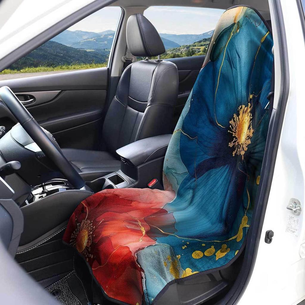 All-Season Universal Car Seat Towel Protector for Front Seats - Ideal for Gym and Exercise