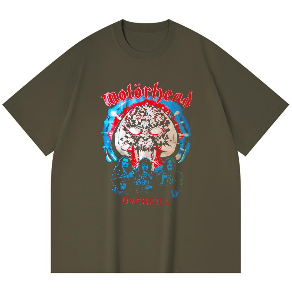 230 Gsm 100% Cotton Heavy Metal T-Shirt Rock Band Popular Music Print Unisex Heavy Cotton T Shirt