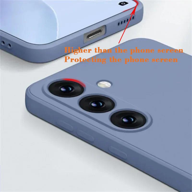 Liquid Silicone Magnetic Shockproof Case For Samsung Galaxy S25 Edge S24 Ultra S23 FE S22 Plus For Magsafe Wireless Charge Cover