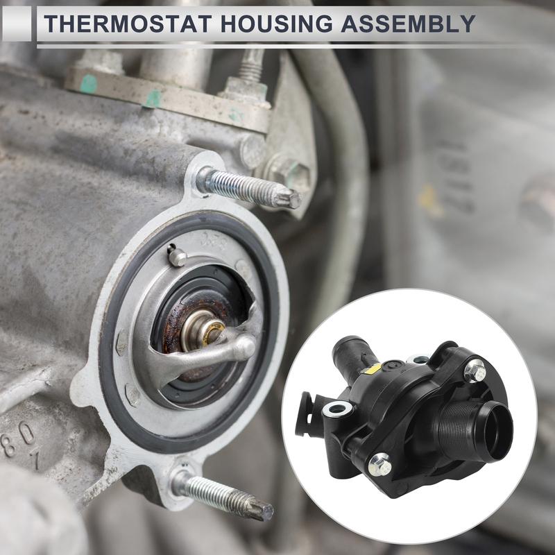 X Autohaux Engine Coolant Thermostat Housing Assembly for Volvo C70 2006-2013 new