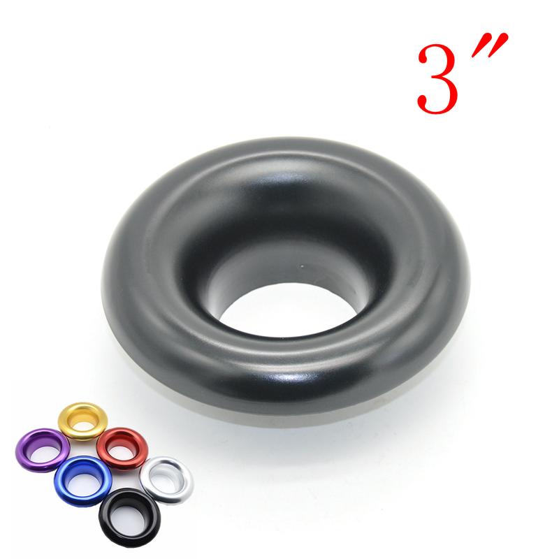 Adattatore Trombetta Short RAM 3" 73MM 75MM Stack di Velocità Copertura Tromba Aspirazione Aria Turbo