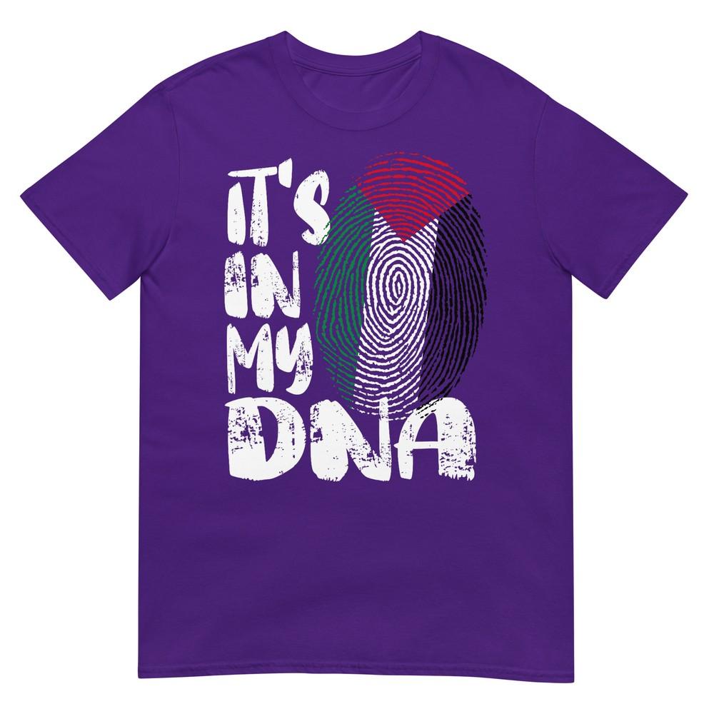 Palestine Flag Its In My Dna Palestinian Fingerprint Flag Tshirt