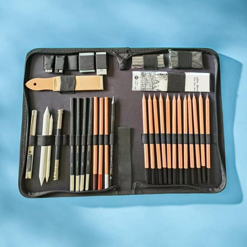 Sketch and Color Set: 35/71/145 Sketch Pencils, 72/120/180 Colored Pencils, 33/42/83/182 Drawing Pens