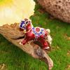 1Pc Blue Diamond Exquisite Red Gift Clothing Decoration Fashion Zinc Alloy Horse Brooch