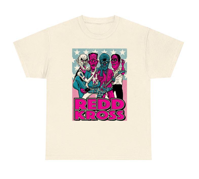 REDD KROSS Beige 100% Cotton Size S To 4XL Shirt Short Sleeve PP1081 Unisex T-Shirt L
