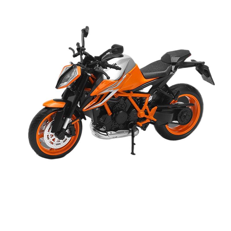 

1/12 KTM 1290 Super DUKE R Сплав Спортивная Модель Мотоцикла Литьевой Металл Модель Мотоцикла для Уличных Гонен Игрушки для Детей Подарок оранжевый