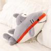 Stuffed Plush Animal Toys Anime Shark Captain Cute Dolls Educational Baby Toys Simulated Shark Children Gift