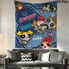 Blossom, Buttercup, and Bubbles Pattern Home Decor Tapestry, Wall Hanging, Decorative RV Wall Cloth.ZGT0914211