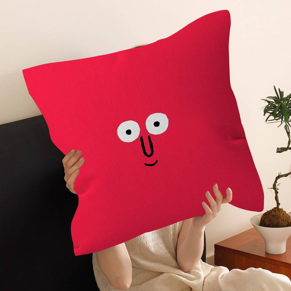 Art J-Jean J-Jullien Cute Lucky Dragon Pillow Cover Sofa Cushion Cover Home Room Decoration Children Gift