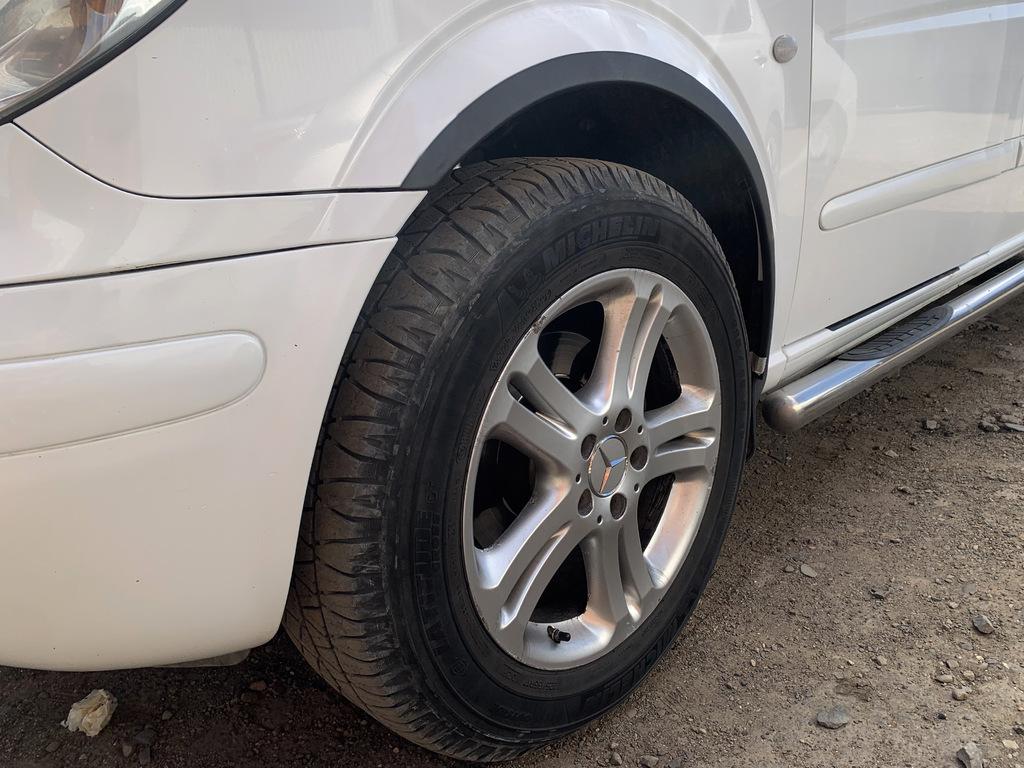 

Накладки на арки (4 шт, черные) для Mercedes Vito W639 2004-2014 гг
