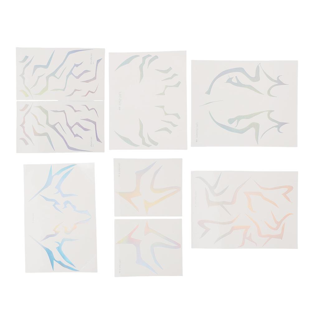 KPop Makeup Stickers, Sweat-Proof Temporary Tattoos, Water Transfer Stickers for Cosplay, Festivals, Music Events, Parties, and Daily Use