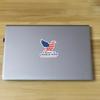 Patriotic Eagle Flag Stickers Charlie Kirk Freedom-Themed Decals for Car Laptop Skateboard Luggage Creative Patriotic Design Bumper Fridge Sticker
