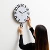 Metal Minimalist Wall Clocks Modern Aesthetic Pendulum Elegant Clock Stylish Luxury Digital Nordic Clocks Wall Silent Unique Watches Decoration