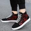 Fashion Men Sneakers High Top Canvas Shoes Men Fashion Platform Casual Shoes 2025 New Leisure Vulcanized Shoes Plus Size 48 Tenis Hombre