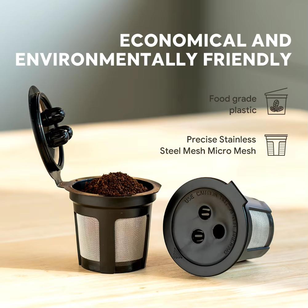 Refillable Coffee Pod Filter Reusable Mesh Ground Coffee Filter Easy To Clean for Ninja CFP201 CFP301 Dual Brew Pro Coffee Maker