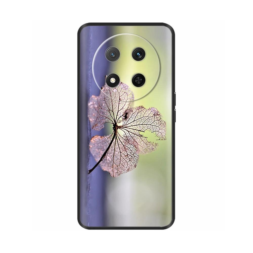 Soft Silicone Cover For Huawei Honor Magic7 Lite 5G Case Ginkgo Printed Phone Back Case On For Honor Magic7 Pro Magic 7 Fundas