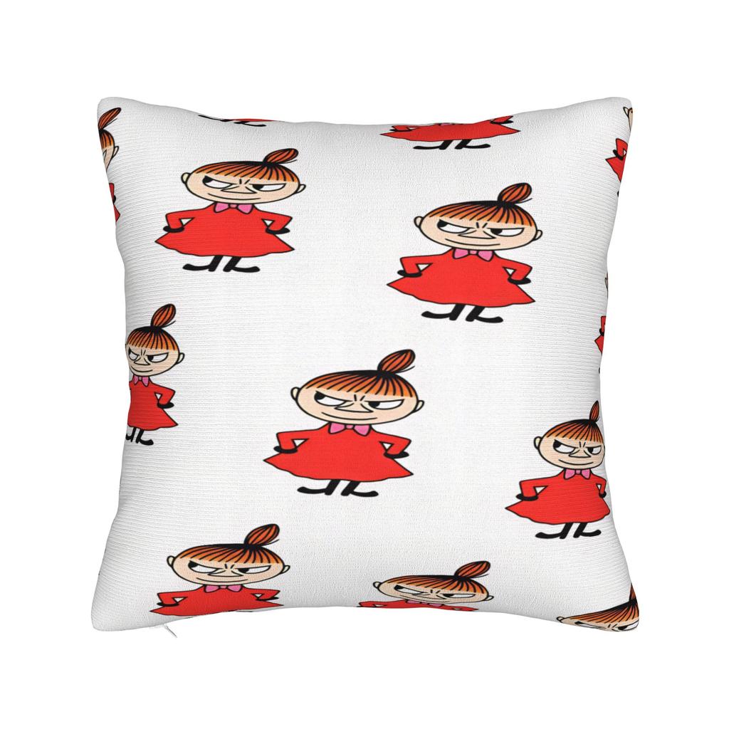 Federa Cuscino CARTONE ANIMATO L-Little My Copricuscino Morbido Per Divano Soggiorno Kawaii