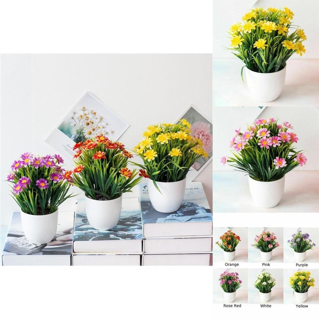 High Quality Artificial Flower Arrangement In Pot For Elegant Garden And Home Spaces