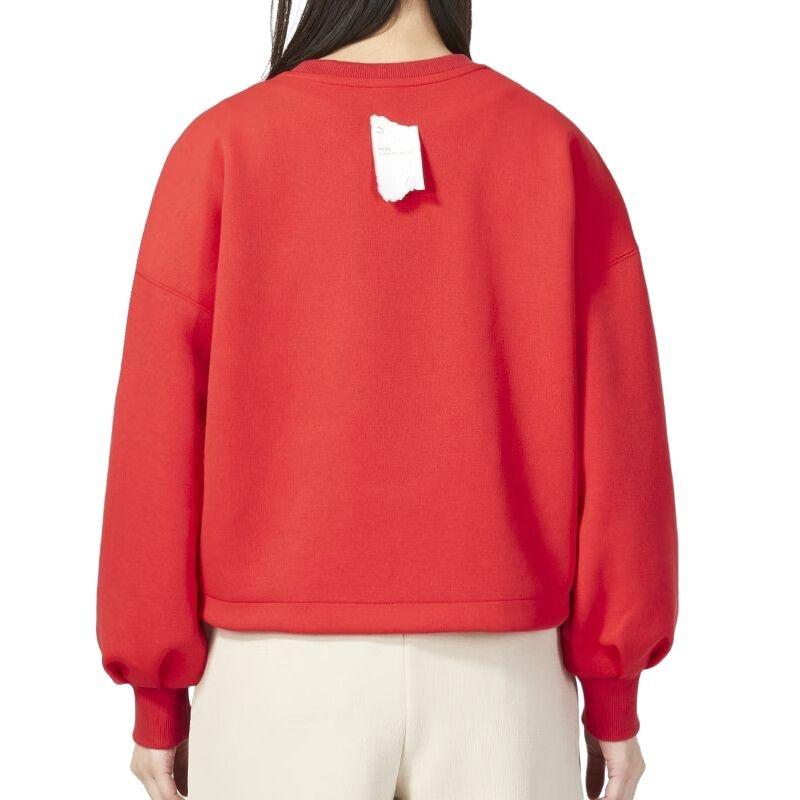 PUMA Sweatshirts Women's Red Crew Neck Moderate Regular 539590-11