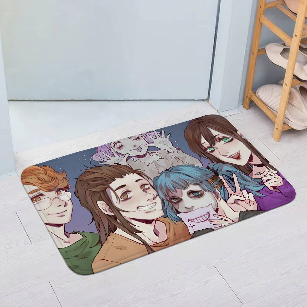 S-Sally Face G-Game Entry Door Floor Mat Festive Decorations Carpet Bathroom Anti-slip Mat Entrance Doormat
