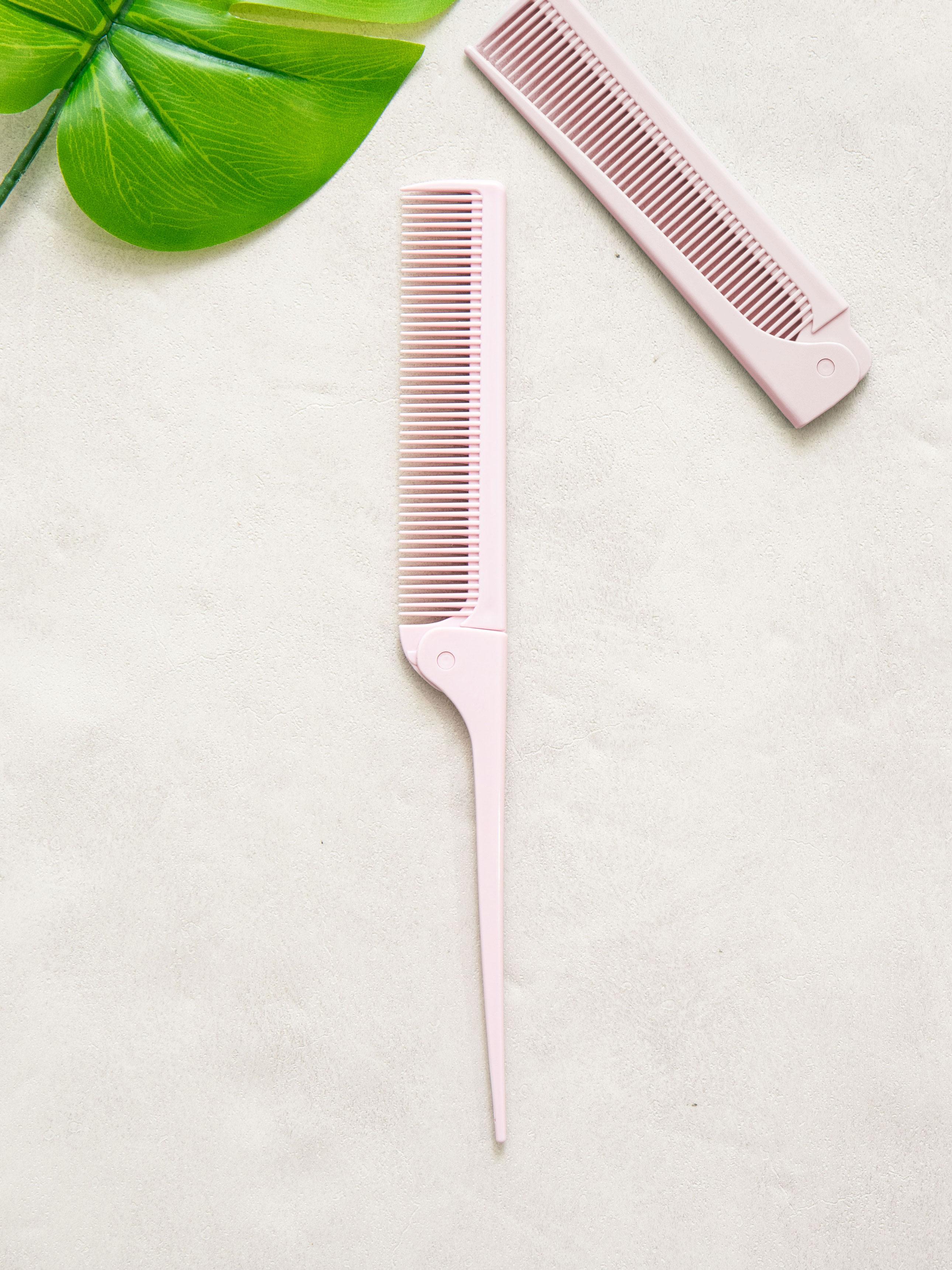 Simple Foldable Tail Comb 1ea