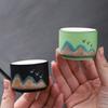 Hand-painted Wanli Jiangshan tea tasting cup ceramic teacup tea set Japanese dragon egg cup kung fu single cup master cup drinking tea bowl