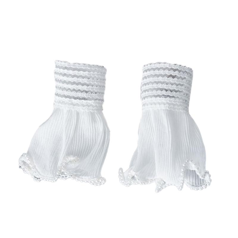Feen-Handgelenkmanschetten für Hemden, Pullover, Spitze, falsche Ärmel, Ornament, ausgestellte Rüschen, ausgestellte Ärmel, falsche Handgelenksmanschetten