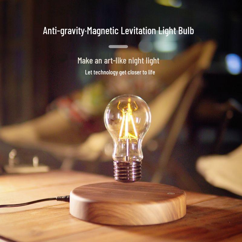 Luxury Magnetic Levitation Night Light: Creative High-End Ornament and Ideal Birthday Gift