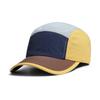 Japanese Retro Quick-Dry Color-Block 5-Panel Baseball Cap with Sun Protection for Outdoor and Mountaineering