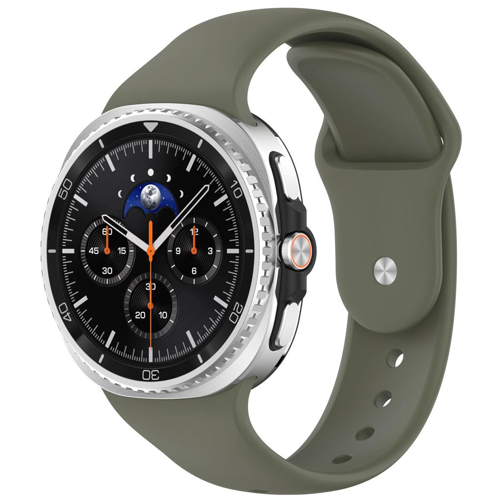 Sport Silicone Strap for Samsung Galaxy Watch 8 Classic 46mm No Gaps Original Wristband for Galaxy Watch 8 44mm 40mm Accessories