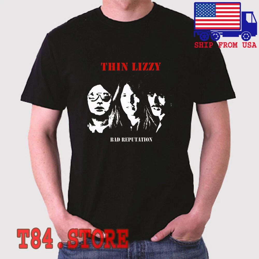 

THIN LIZZY Bad Reputation Men s Black Size S to 5XL S