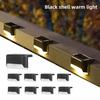 4PCS Solar Deck Lights - LED Decorative Walkway, Fence & Step Lights for Stairs, Balconies, Yards & Garden Paths