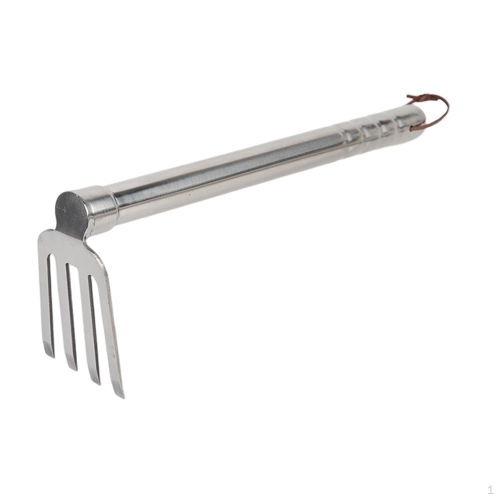 

Garden Weeder Hoe Farm Gardening Tool Manual Hand Tools Weeding Removal for Backyard Rake