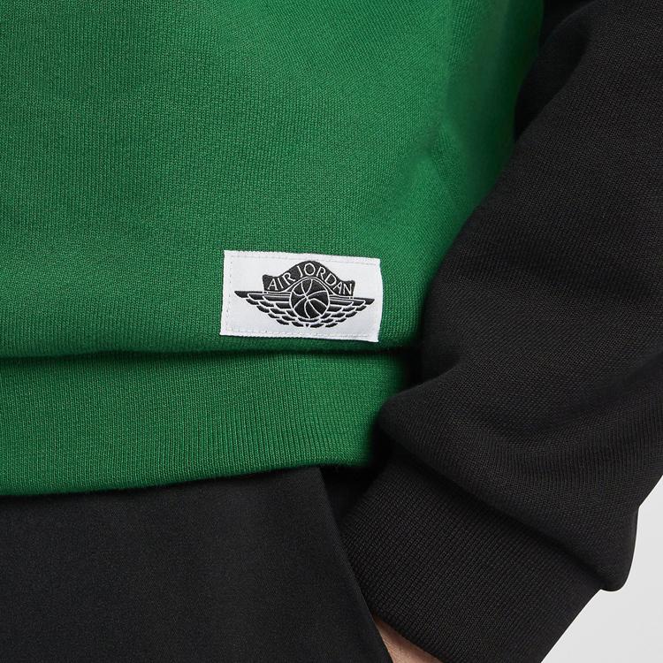 Jordan Air Jordan Arm Logo Pullover Green Black Men AO0427-302