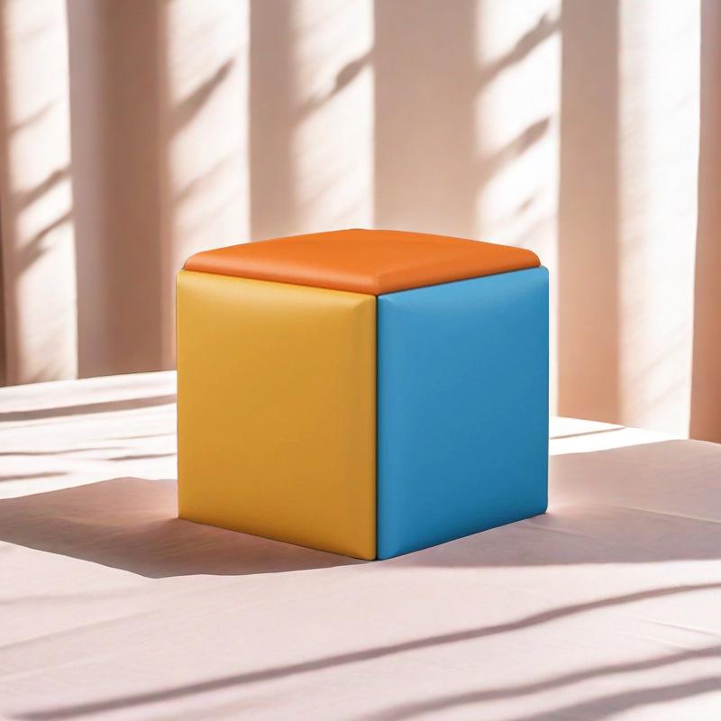 Rubik's Cube Multifunctional Stool: Stackable Sofa, Small Low Stool, Living Room Coffee Table, Storage Solution