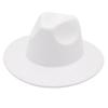 Junbie Unisex Solid Color British Felt Fedora