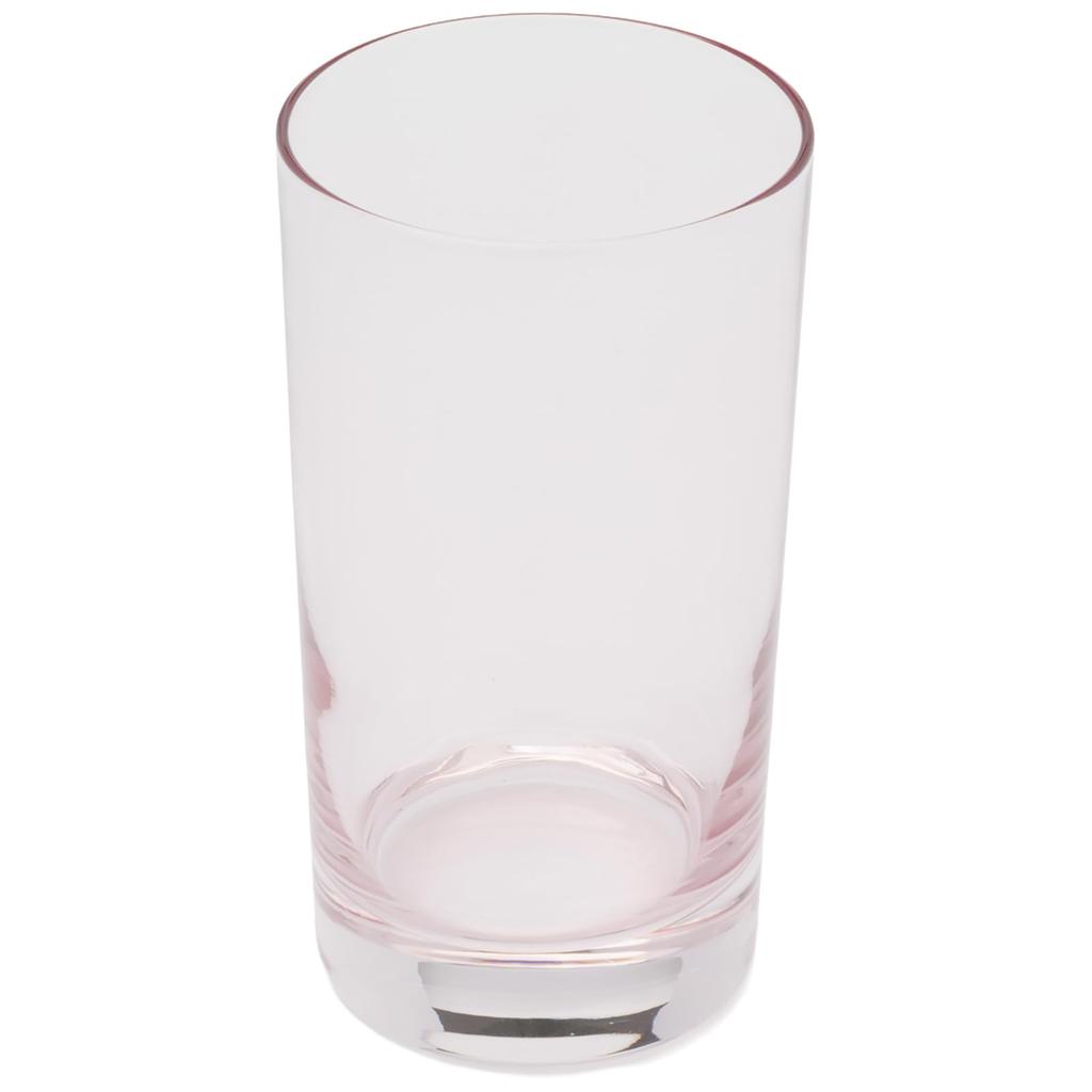 Otsuka Glass "Pinsale" Tumbler, Glass Cup, Approx. 250ml, Pink, Made in Japan, 6224-722-4-1P