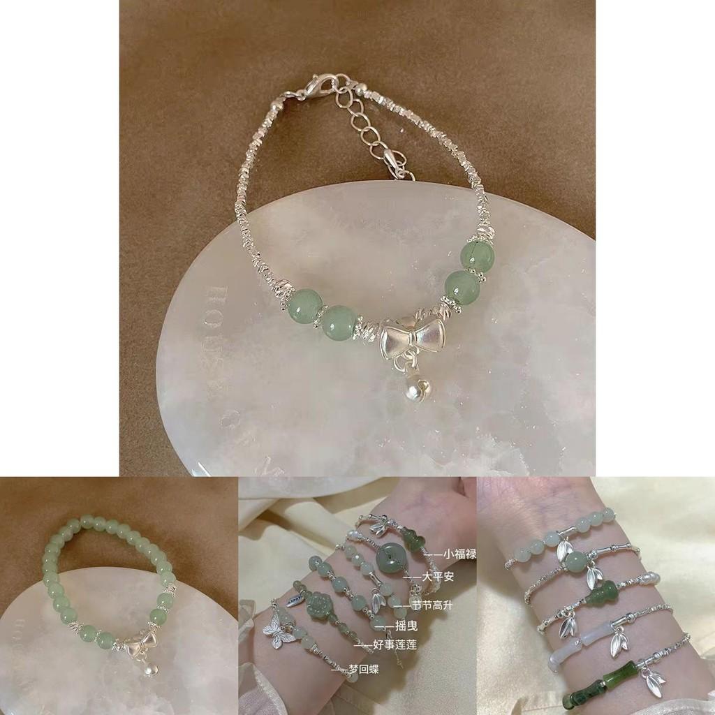 Exquisite Glass Gourd Pendant Bracelet For Women With Unique Geometric Design And Modern Chic Style