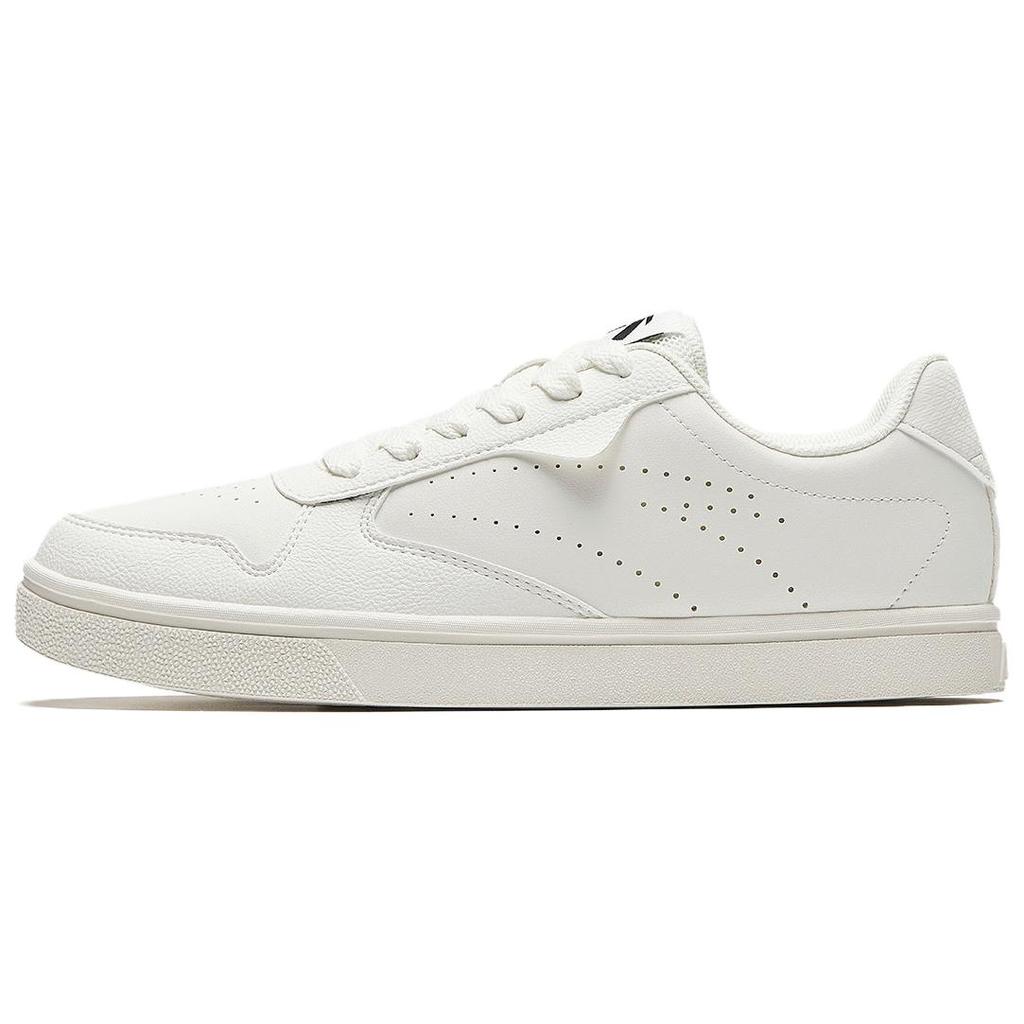 Anta Versatile Comfortable Non-Slip Lightweight Low-Top Sneakers Men Sneakers Ivory-White 112438015S-3