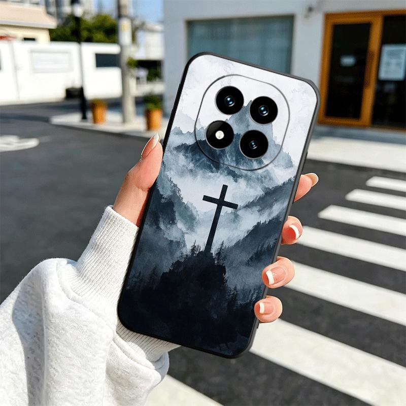 God Jesus Pray Cross Bible Soft Phone Case for Xiaomi Redmi Note 12 13 14 15 Pro Plus 11 12S 11S 11T 10 4G Black Cover Back Shel