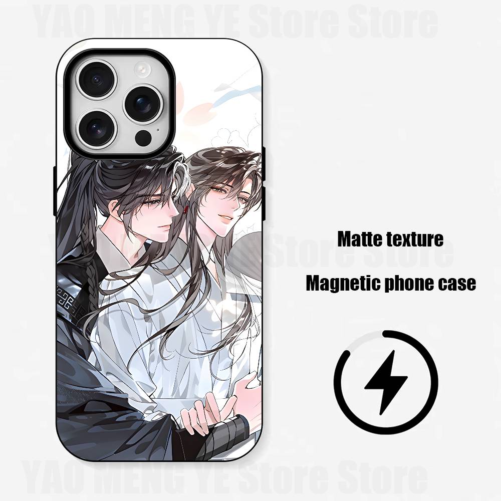 

Qiang Jin Jiu Frosted Soft For Phone Case For Iphone 11,12,13,14,15,16,17 Pro Max XS Wireless Charge Magnetic Bumper Cover iPhone16pro