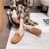 Winter verdickte Baumwollschuhe neue Retro-Außenschuhe weiche Sohle rutschfest lässig faul Plüsch warm flauschige Schuhe