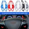 Aluminum Alloy Car Steering Wheel Shift Paddle Shifter Extension For Hyundai Genesis Coupe 2009-2011 Auto Styling Interior